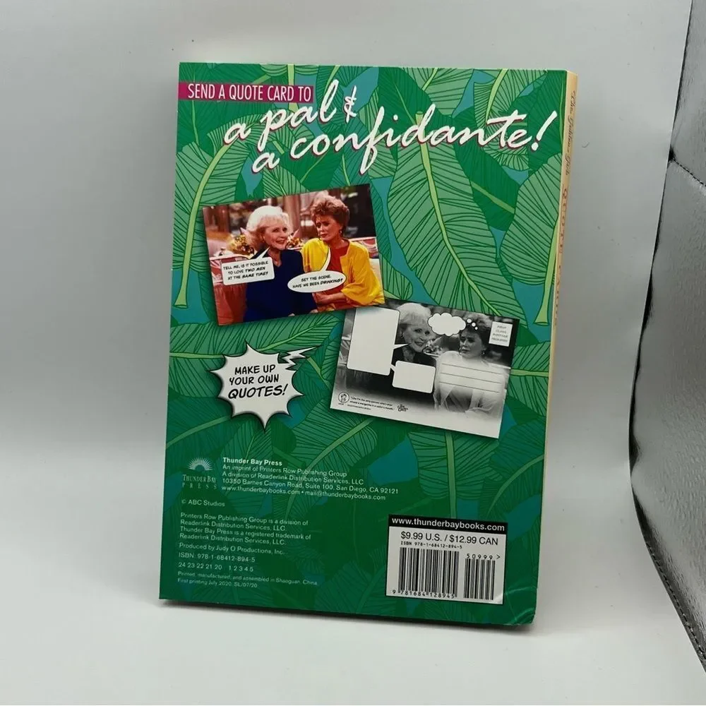 - Golden girls “postcard book‎ with puffy stickers
